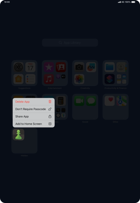 Press Don't Require Passcode.