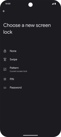 Press None.