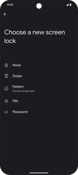 Press None.