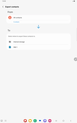 Press the name of the SIM.