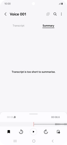 Press the Return key to save the changes.