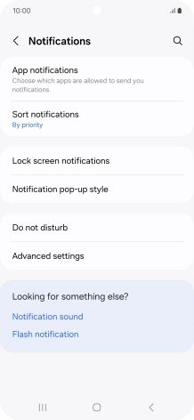 Press App notifications.