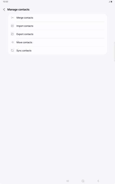 Press Import contacts.