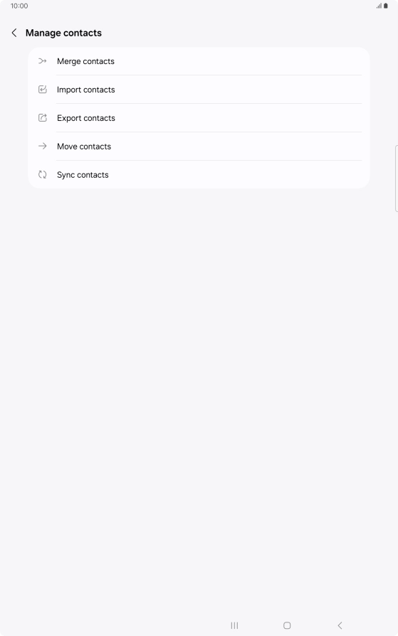 Press Import contacts.