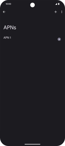 Press the add icon.