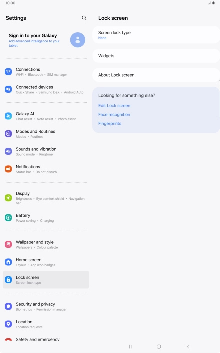 Press the Home key to return to the home screen.