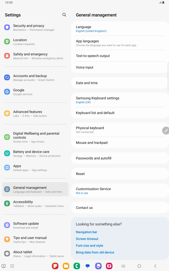 Press Date and time.