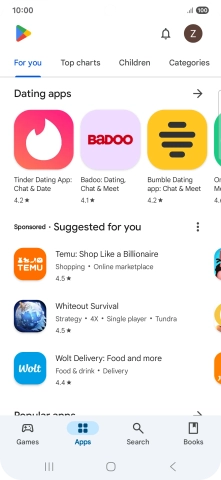 Press Search.