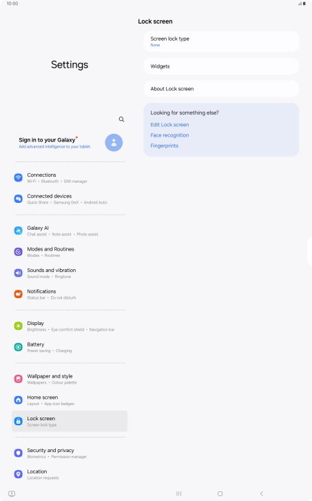 Press the Home key to return to the home screen.