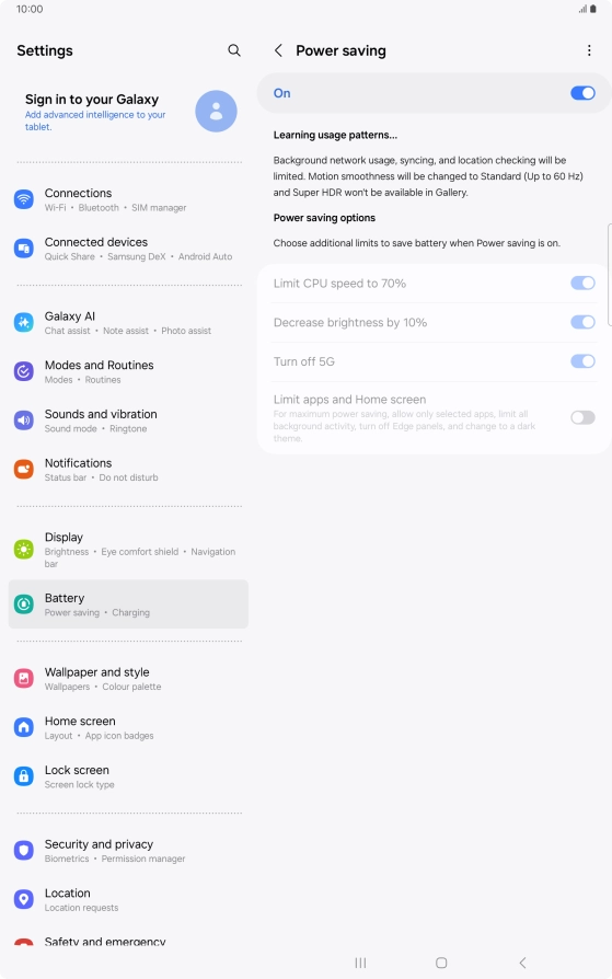 Press the Home key to return to the home screen.