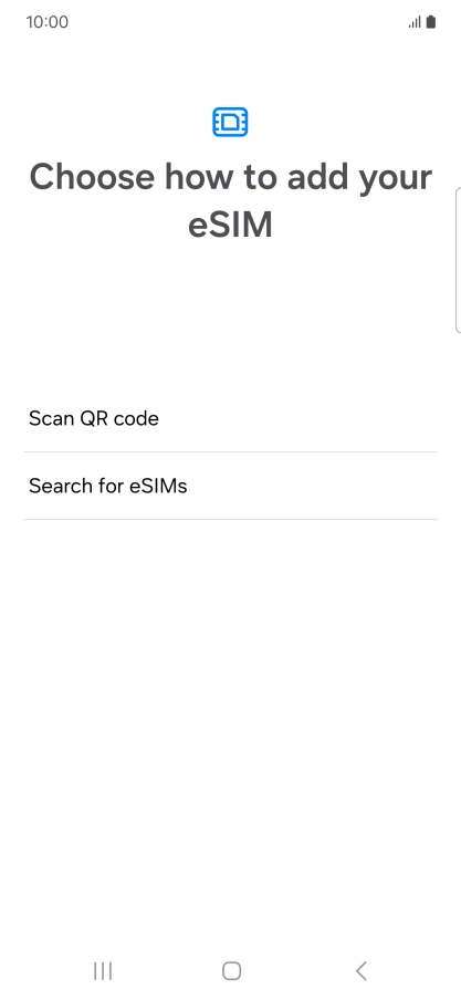 Press Scan QR code.