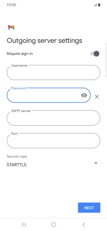 Press the field below 