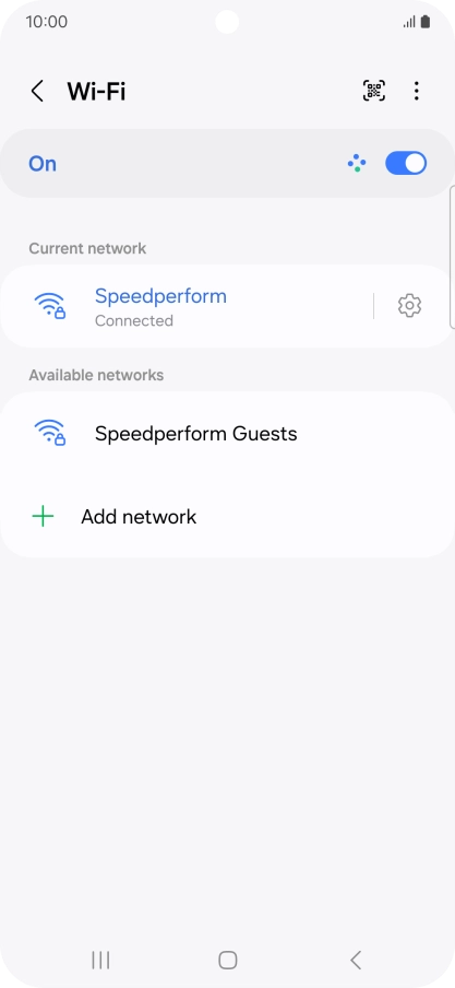 Press the Home key to return to the home screen.