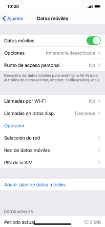 Apple iPhone 11 Pro - Activa o desactiva el roaming de datos | Ayuda