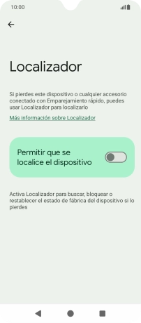 Pulsa el indicador junto a 