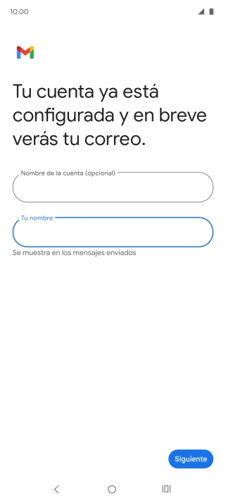 Pulsa Siguiente.