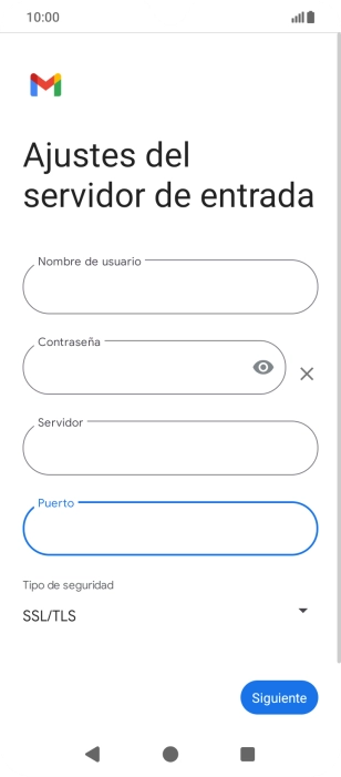 Pulsa Siguiente.