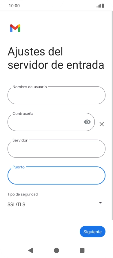 Pulsa Siguiente.