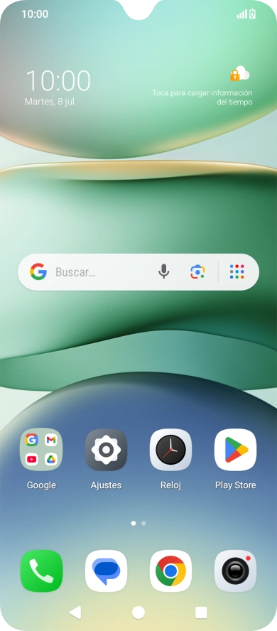 Cuando el icono de carga de batería aparece en la pantalla, el teléfono se está cargando.