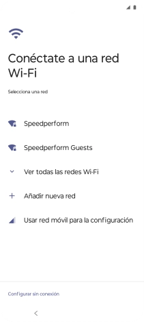 Pulsa la red wifi deseada.