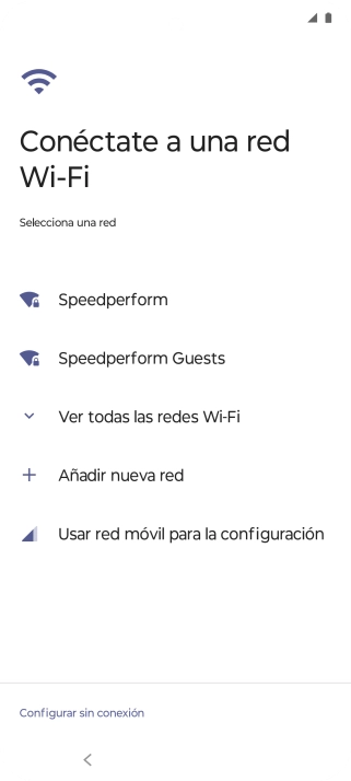 Pulsa la red wifi deseada.