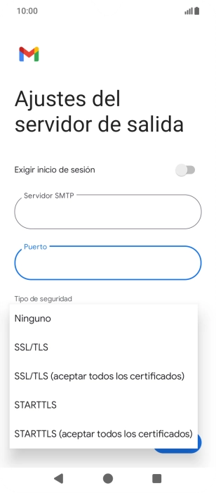 Pulsa SSL/TLS.