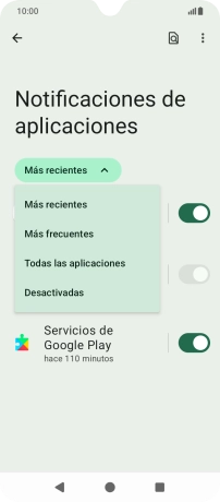 Pulsa Todas las aplicaciones.