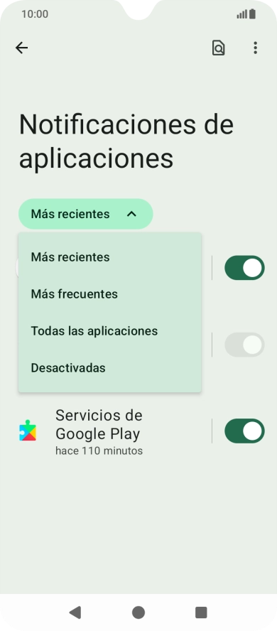 Pulsa Todas las aplicaciones.