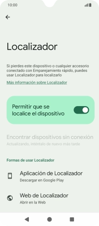 Pulsa la tecla de inicio para terminar y regresar a la pantalla de inicio.