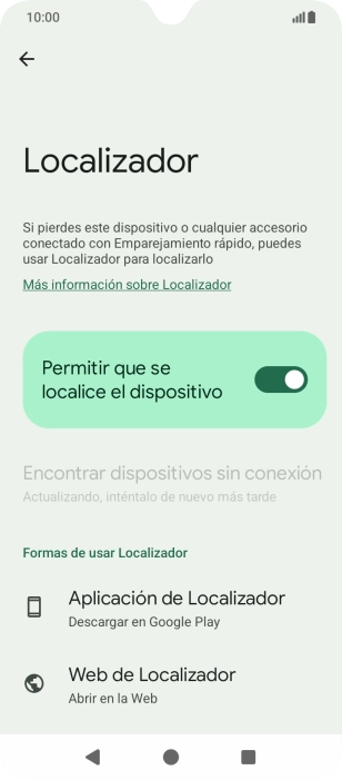 Pulsa la tecla de inicio para terminar y regresar a la pantalla de inicio.