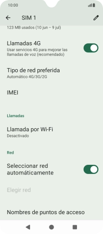 Pulsa el indicador junto a 