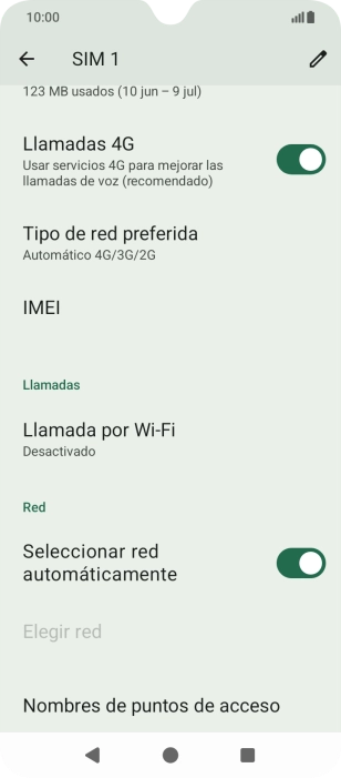Pulsa el indicador junto a 