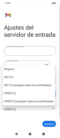 Pulsa SSL/TLS.