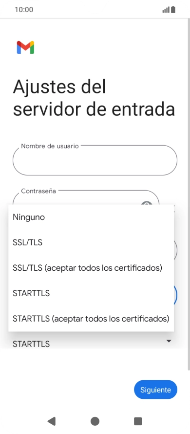 Pulsa SSL/TLS.