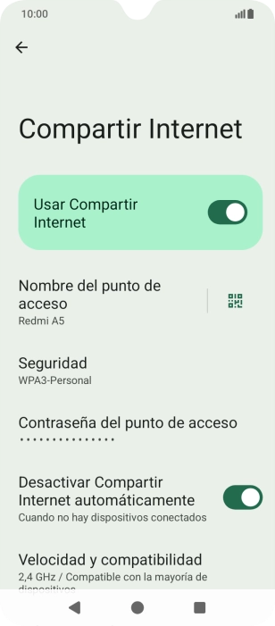 Pulsa la tecla de inicio para terminar y regresar a la pantalla de inicio.