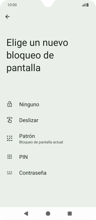 Pulsa Ninguno.