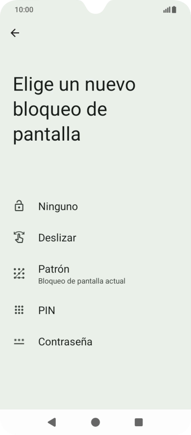 Pulsa Ninguno.