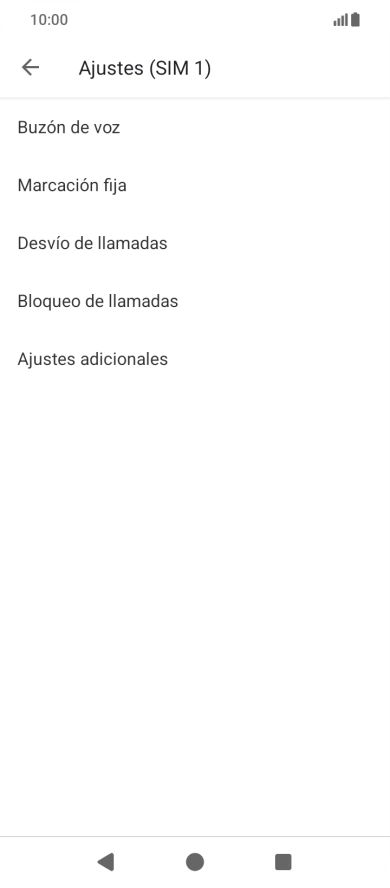 Pulsa Buzón de voz.