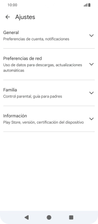 Pulsa Preferencias de red.