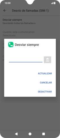 Pulsa DESACTIVAR.