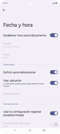 Pulsa la tecla de inicio para terminar y regresar a la pantalla de inicio.