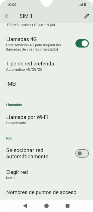 Pulsa el indicador junto a 