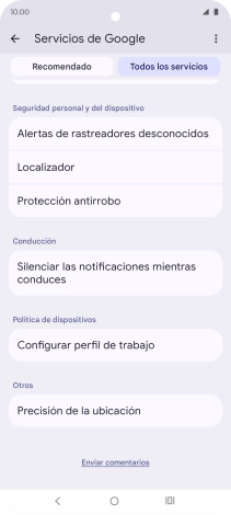 Pulsa Localizador.