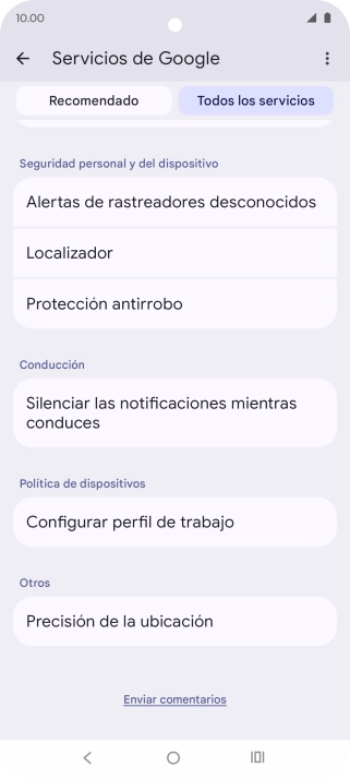 Pulsa Localizador.