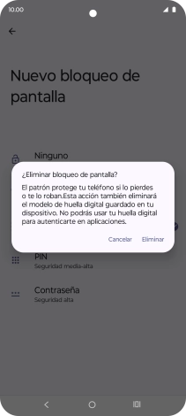 Pulsa Eliminar.