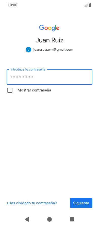 Pulsa Siguiente.