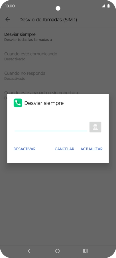 Pulsa DESACTIVAR.