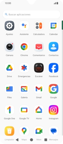Pulsa Galería y desplázate a la carpeta deseada.