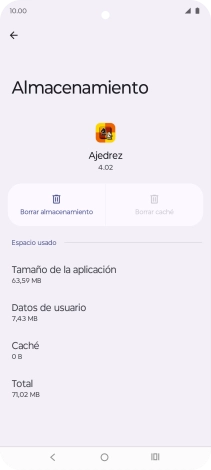 Pulsa la tecla de inicio para terminar y regresar a la pantalla de inicio.