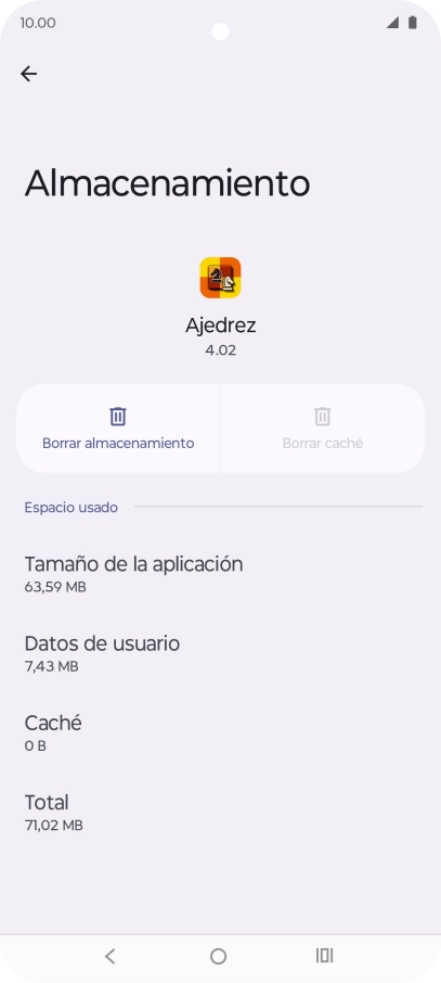 Pulsa la tecla de inicio para terminar y regresar a la pantalla de inicio.